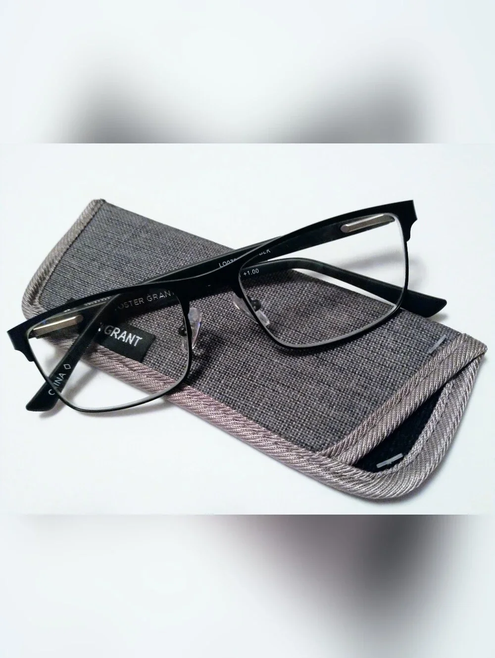 Foster Grant Reader Glasses +1.00 - Kyne Black NWOT